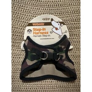 Voyager Step-In Harness Camouflage Mesh Pet Vest XS Green Brown Camo